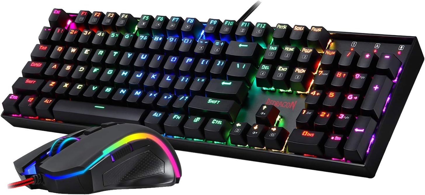 Redragon K551-BA RGB (RGB Keys) Mechanical Wired Gaming Keyboard RGB L ...